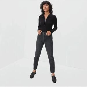 Everlane The Cheeky Jean Tumbled Black 26 regular